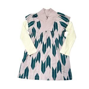 Tea Collection Mighty Mini Wrap Neck Dress Size 2